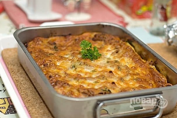 Быстрая лазанья