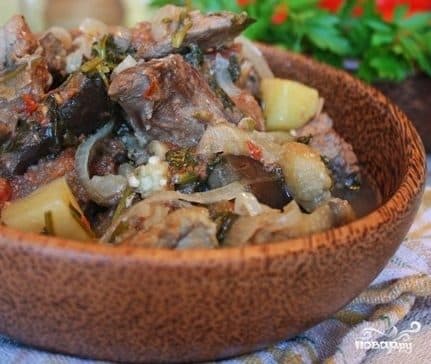 Чанахі з бараніны па-грузінску