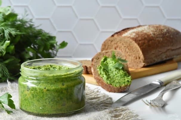 Черемша с салом на зиму