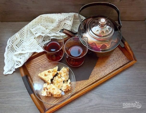 Дамашні шэрбет з арахісам