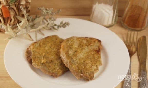 Эскалоп из свинины в духовке