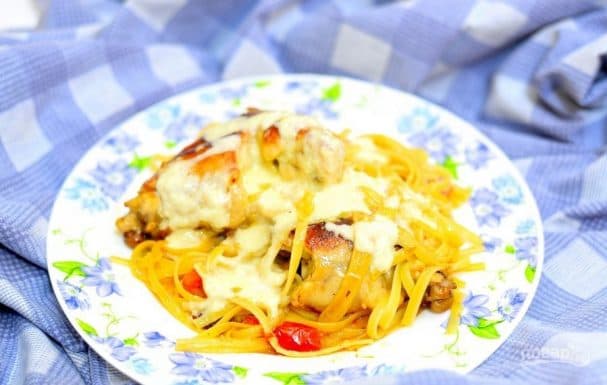 Fettuccine with rabbit