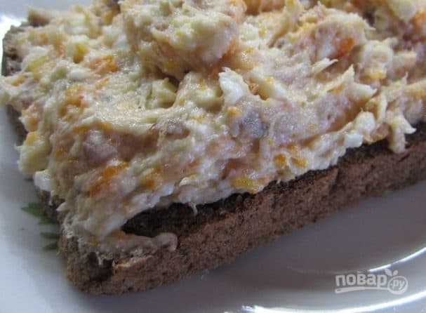 Форшмак из сельди с морковью