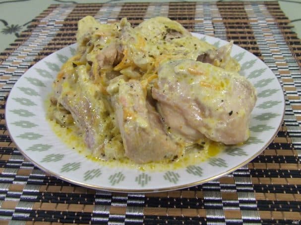 Rabbit fricassee