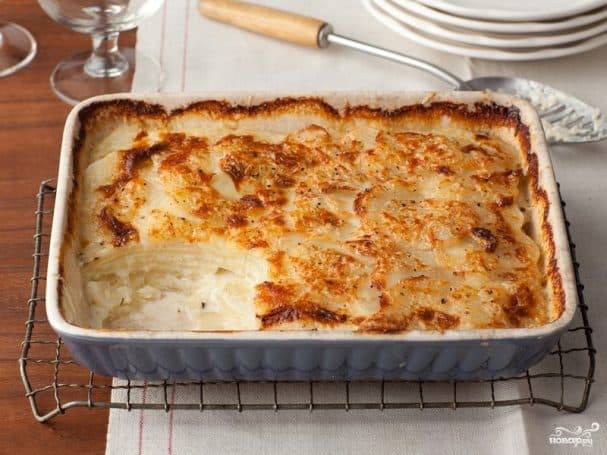 Гратен картофельный запеченный