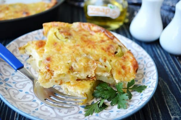 Гратан з цукіні грыль