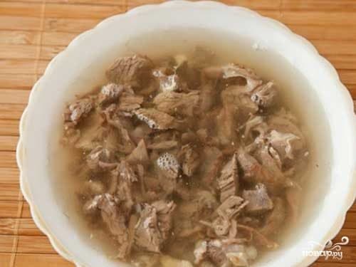 Холодец из говядины с желатином