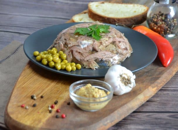 Холодец из шеек индейки