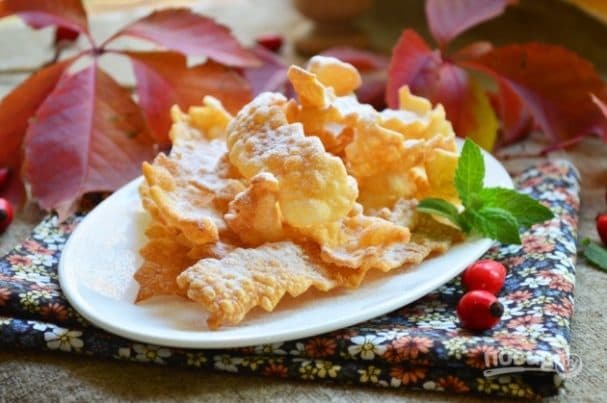 Хворост хрустящий на водке