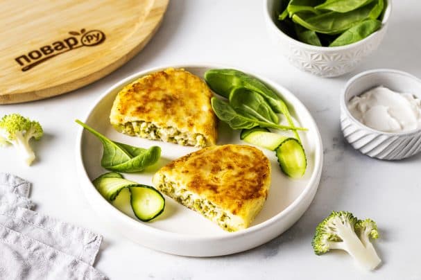 Картопляні зрази з брокколі