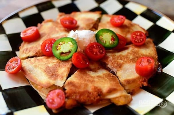 Кесадилья куриная