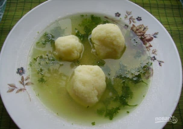 Кнедлі для супу