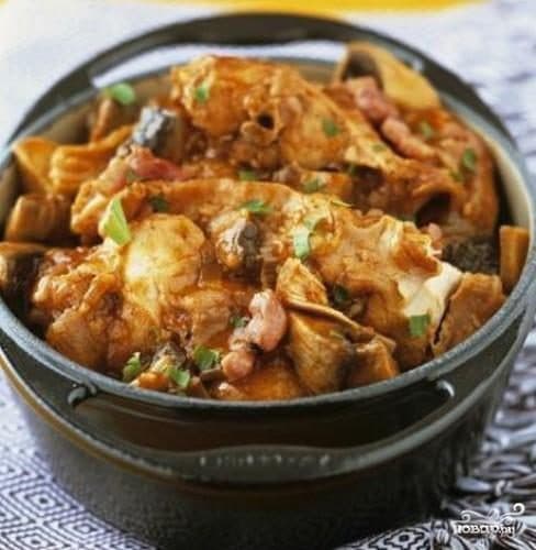 Кролик в коньяке