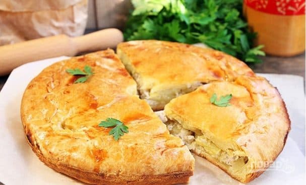 Курник простой (оригинальный рецепт)