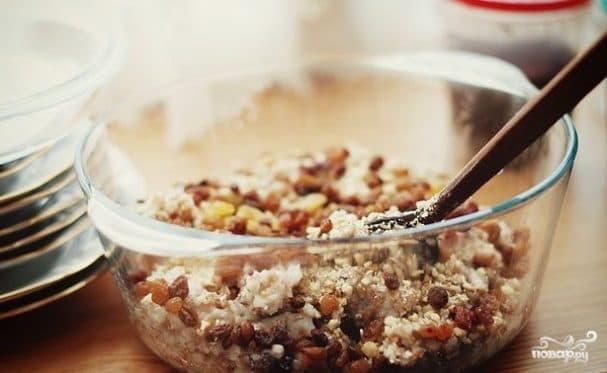 Кутья с яблоками