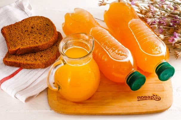 Kvass without starter culture