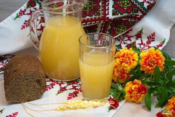 Квас из бородинского хлеба