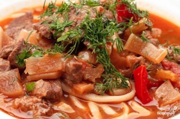 Лагман з сьвініны