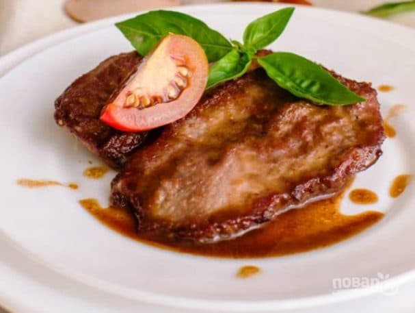 Лангет із соусом