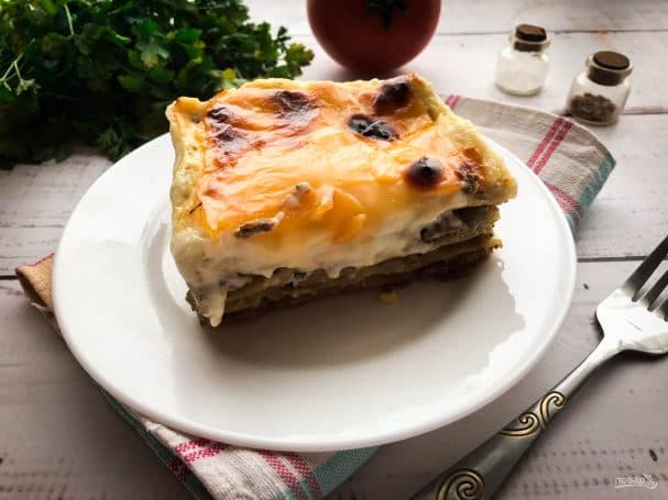 Лазаня з печінкою