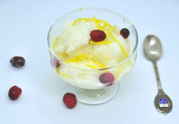 Лимонний шербет