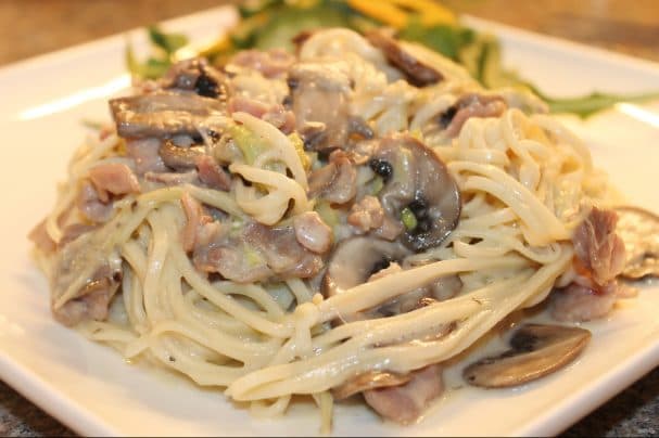 Макарони з вершками