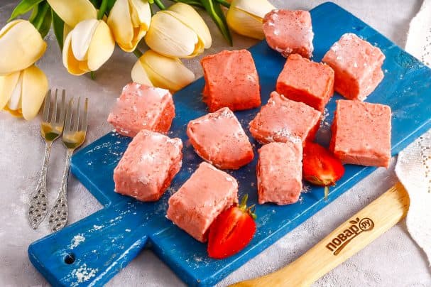 Маршмеллоу из клубники
