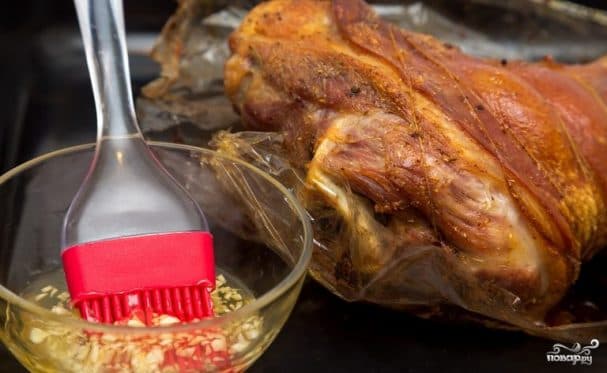 Мядовы-часнёчны соус