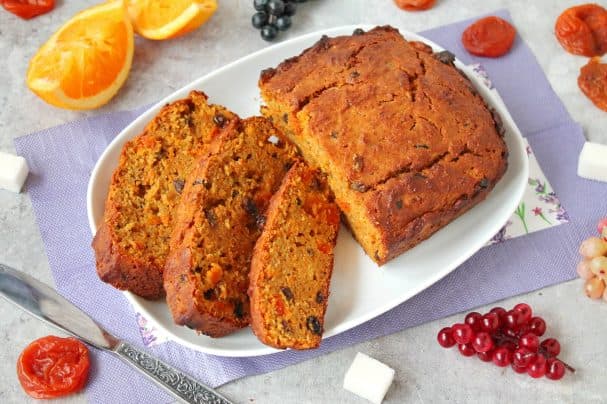 Морковно-гречневый кекс