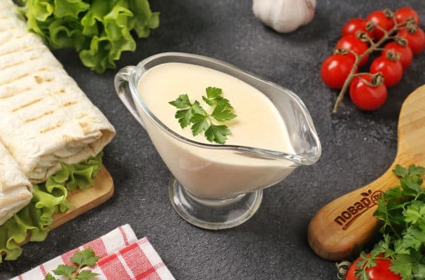 Сапраўдны соус для шаўэрмы