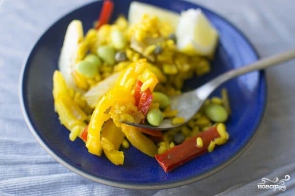 Вегетаріанська паелья