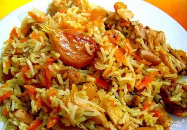 Плов с мясом в мультиварке