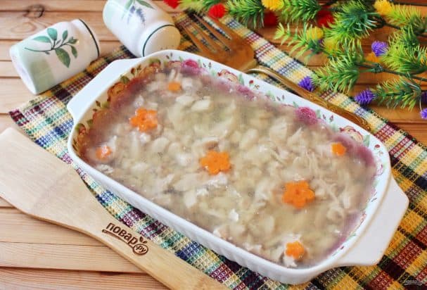 Прозрачный холодец