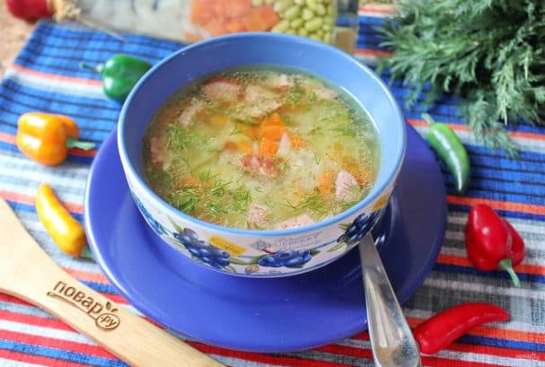 Рассольник без зажарки