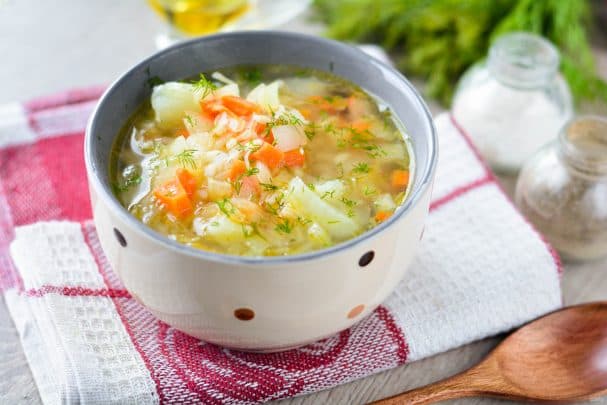 Рассольник с квашеной капустой