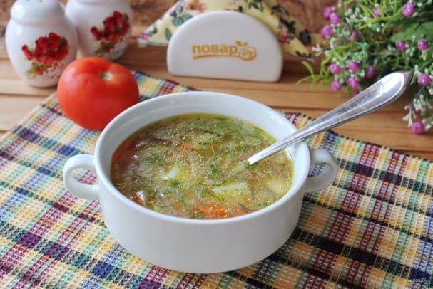 Розсолник із помідорами