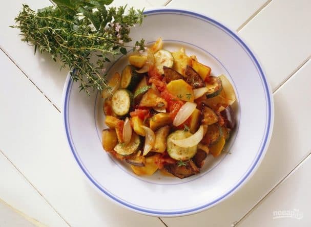 Рататуй з баклажанами