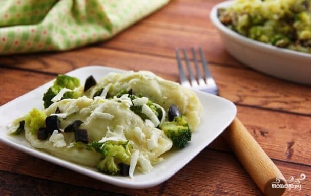 Равіолі з брокколі