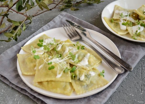 Равиоли с зеленью