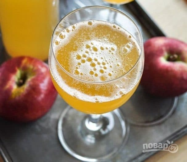 Cider recipe from apple juice