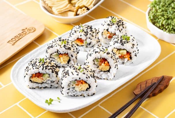 Роллы с соевой спаржей