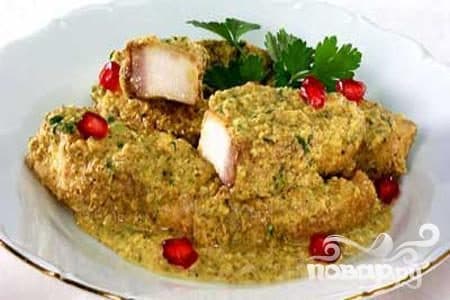 Риба під соусом саціві