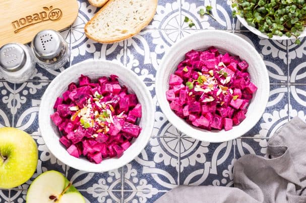 Салат з буракоў і яблыкаў