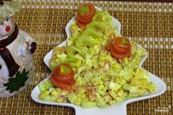 Салата зь сёмгай солёнай