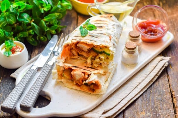 Шаўрма з індзючынай