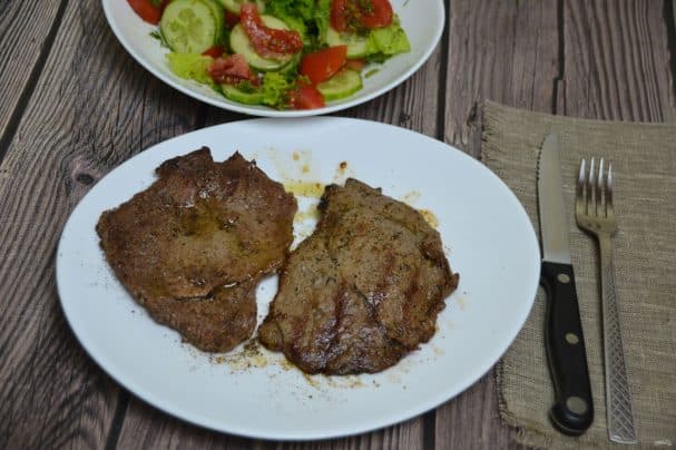 Шніцэль з мармараміннай якравіны