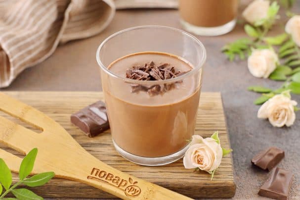 Шоколадно-банановий мус