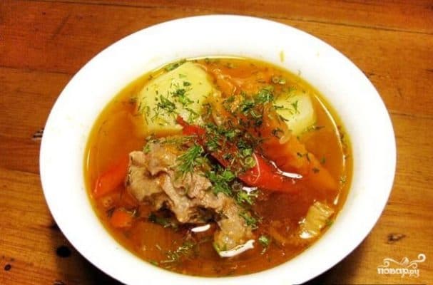 Шурпа из косули