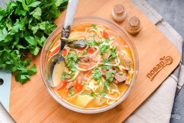 Шурпа з телятиною