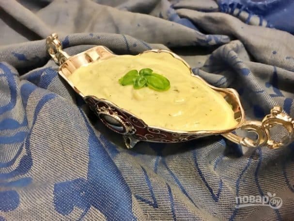 Сливочный соевый соус с брокколи